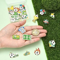 24Pcs 12 Style Alloy Enamel Pendants&nbsp;ENAM-YW0008-42