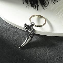 304 Stainless Steel Wolf Tooth Keychain&nbsp;KEYC-JKC00579