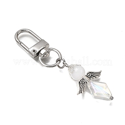 3Pcs Angel Glass & Acrylic Pendant Decorations&nbsp;HJEW-JM04087