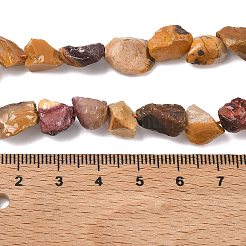 Raw Rough Natural Mookaite Beads Strands&nbsp;LS-G-M453-D15