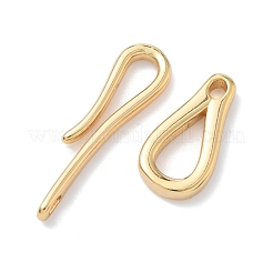 Brass Hook and S-Hook Clasps&nbsp;KK-Z136-41C-G