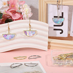 32Pcs 2 Colors Alloy Open Back Bezel Big Pendants&nbsp;FIND-CA0010-88