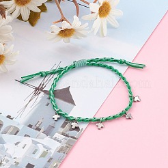Adjustable Nylon Thread Braided Bead Bracelets&nbsp;BJEW-JB06058-03