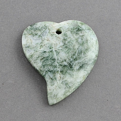 Natural Tree Agate Pendants&nbsp;G-S139-25