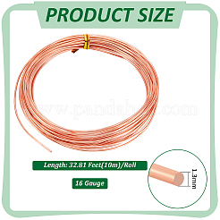 Round Copper Wires&nbsp;CWIR-WH0007-17B-C