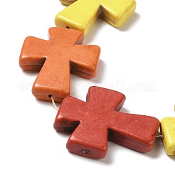 Synthetic Turquoise Dyed Beads Strands&nbsp;G-P507-21A