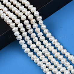 Natural Cultured Freshwater Pearl Beads Strands&nbsp;PEAR-N013-06B