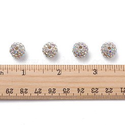 Alloy Rhinestone Beads&nbsp;RB-A034-10mm-A28S