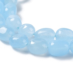 Natural White Jade Beads Strands&nbsp;G-E614-B01