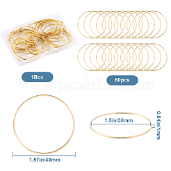 60Pcs Brass Linking Rings&nbsp;KK-SP0002-13B