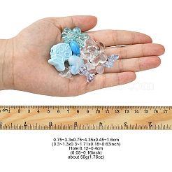 Opaque & Transparent Acrylic Beads&nbsp;MACR-YW0002-01E