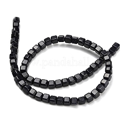 Synthetic Blue Goldstone Beads Strands&nbsp;G-L642-C01-6x6mm