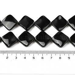 Natural Black Stone Beads Strands&nbsp;G-L239-18