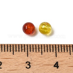 Transparent Crackle Glass Beads&nbsp;CCG-MSMC0002-04-M