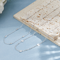 1Pc Stainless Steel Sequin Link Chain Waist Chains&nbsp;AJEW-WH0248-752