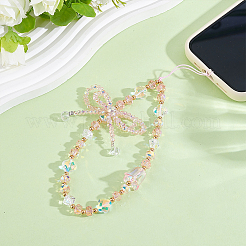 1Pc Alloy & Glass Mobile Straps&nbsp;MOBA-ME0001-01A