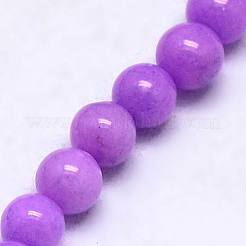Natural Mashan Jade Round Beads Strands&nbsp;G-D263-6mm-XS24