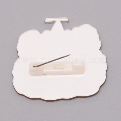 Bear with Cherry Brooch Pin&nbsp;JEWB-SZC0001-08