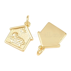 Brass Pendants&nbsp;KK-L275-45G-01
