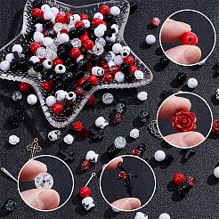 DIY Gothic Style Stretch Bracelet Making Kits&nbsp;DIY-SC0033-40
