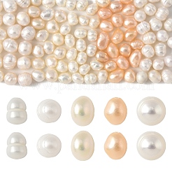 10Pcs Natural Cultured Freshwater Pearl Beads&nbsp;PEAR-YW0001-34