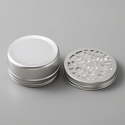 Aluminium Shallow Round Candle Tins&nbsp;LS-AJEW-WH0312-59C