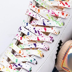 8 Pairs 8 Colors Flat Polyester Shoelaces&nbsp;FIND-GO0002-82