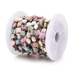 Handmade Shell Beads Chains&nbsp;CHS-T006-15P