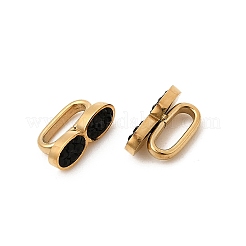 304 Stainless Steel Rhinestone Watch Band Charms&nbsp;STAS-P431-39B-G