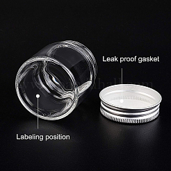 Mini Glass Bottles with Aluminum Cap Screw Top Lids&nbsp;CON-BC0006-07