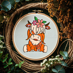 4 Sheets 11.6x8.2 Inch Stick and Stitch Embroidery Patterns&nbsp;DIY-WH0455-191