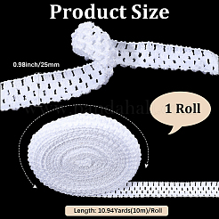 10M Elastic Polyester Ribbon Baby Headbands&nbsp;OHAR-GF0001-53B-03