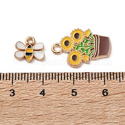 Alloy Enamel Pendants&nbsp;FIND-C085-01G