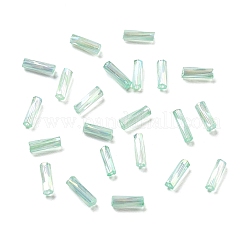 10G Ceylon Glass Twist Bugle Beads&nbsp;X-SEED-L012-01C