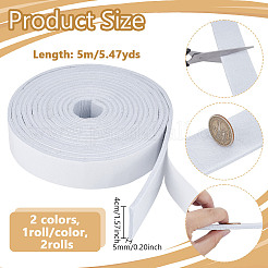 2 Rolls 2 Colors Self-adhesive Felt Fabric&nbsp;FIND-NB0006-18