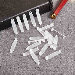 50Pcs Badge Strap Clip White Key Chain Connector Plastic Keychain Clip for Card Holder&nbsp;JX291A
