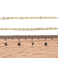 Brass Cable Chain Necklaces&nbsp;X-SW028-G