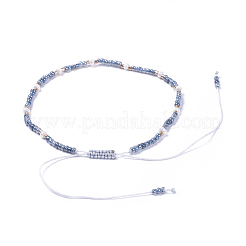 Adjustable Nylon Thread Braided Beads Bracelets&nbsp;BJEW-JB04377-03