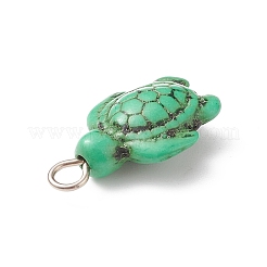 Dyed Synthetic Turquoise Pendants&nbsp;PALLOY-JF01906-01