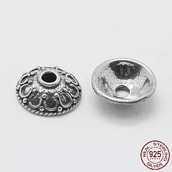 Thailand 925 Sterling Silver Bead Caps&nbsp;STER-K171-30AS