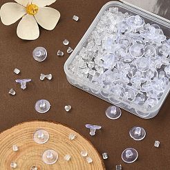 300Pcs 3 Style Plastic Ear Nuts&nbsp;KY-YW0001-32