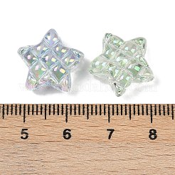 UV Plating Transparent Acrylic Beads&nbsp;MACR-L007-01B