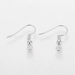 Grade A Silver Color Plated Iron Earring Hooks&nbsp;EC135-S-NF