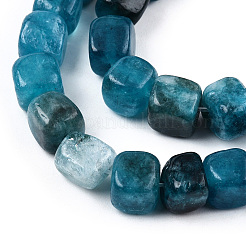 Dyed Natural White Jade Beads Strands&nbsp;G-S364-083A-01