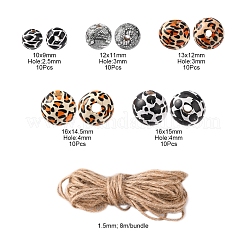 DIY Wood Beaded Pendant Display Decoration Making Kit&nbsp;DIY-YW0005-97