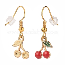 Alloy Fruits Dangle Earrings with Enamel&nbsp;EJEW-JE04916