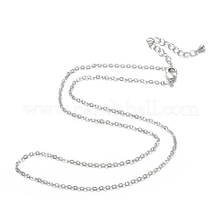 Brass Cable Chain Necklaces&nbsp;NJEW-K123-05P