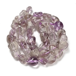 Natural Purple Phantom Quartz Purple Lodolite Quartz Beads Strands&nbsp;G-P497-01E-39A