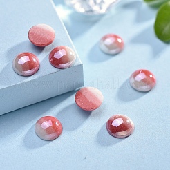 Opaque Glass Cabochons&nbsp;GGLA-S038-12B-8mm