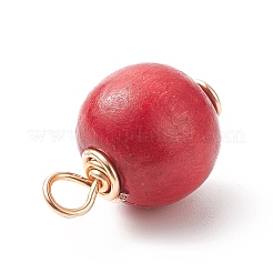 Spray Painted Wood Pendants&nbsp;PALLOY-JF02000